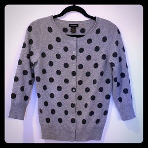 Cashmere Polkadot Cardigan